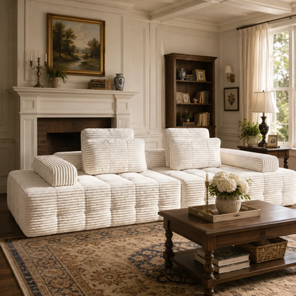 Modern Modular Boneless Sofa for Flexible Living
