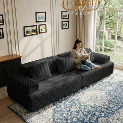 Modern Modular Boneless Sofa for Flexible Living